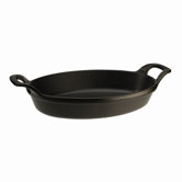 Oval 1.5 qt. Roasting Dish in Black Matte