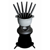 Small Fondue Set in Graphite Grey