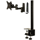 Full Motion Desktop Mount with 10.5" Extension (Up to 30" Screens)