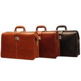Italico Benevento 17" Triple Gusset Lawyer's Briefcase