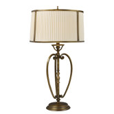 Williamsport One Light Table Lamp in Vintage Brass Patina