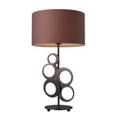 Addison Table Lamp in Chocolate Plated