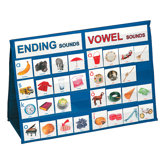 Ending Sounds and Vowel Sounds Tabletop Pocket Chart