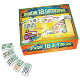 Double 18 Dominoes Game