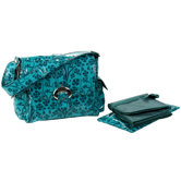 Coated Midi Buckle Diaper Bag