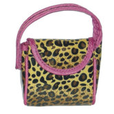 Leopard Pacifier Pod in Fuchsia