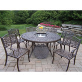 Mississippi 7 Piece Dining Set with Cooler Insert
