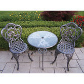 Hummingbird 3 Piece Bistro Set