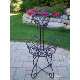 2 Tier Round Basket Planter