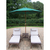 Elite 3-Piece Chaise Lounge Set