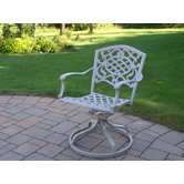 Mississippi Cast Aluminum Swivel Rocker - Pack of 2