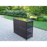 Elite Resin Wicker Bar Table