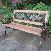 Mississippi Wood and Cast Iron Park Bench