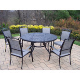 Mississippi 7 Piece Sling Dining Set