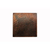 6" x 6" Hammered Copper Tile