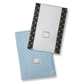 Baby Burpies&reg; in Pastel with Brown Polka Dots (Set of 2)