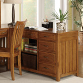 Hampton Bay Computer Credenza in Oak