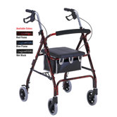 Aluminum Rollator with Loop Brakes