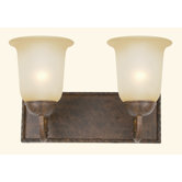 McKensi Two Light Vanity Light in Bronze Patina