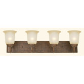 McKensi Four Light Vanity Light in Bronze Patina