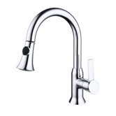 One Handle Single Hole Kitchen Faucet with Pull-Out