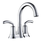 Deck Mount 4-Inch Centerset Lavatory Faucet with Pop-Up Drain and Double Handle