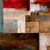Wood Pieces I Canvas Art