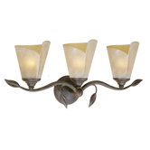Capri  Vanity Light in Black Walnut