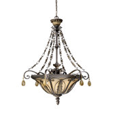 Dynasty 6 Light Inverted Pendant