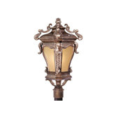 Acacia 11" Outdoor Post Lantern in Parisian  Bronze