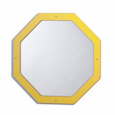 Framed Hexagon Mirror