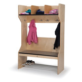 Coat Locker with Shoe Rack