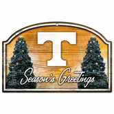 NCAA Wood Sign - Ohio State University / Season's Greetings