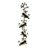 ArtDeco 4 Bottle Wall Mounted Wine Rack
