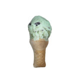 Tough Chew Ice Cream Cone Mint Dog Toy