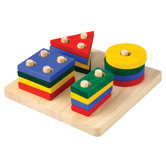 Preschool Geometric Sorting Board