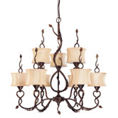 Trellio 9 Light Chandelier