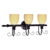 Vanguard  Vanity Light in Textured Black