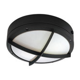 Hudson  Wall Lantern with Cross Grill in Architectural Bronze