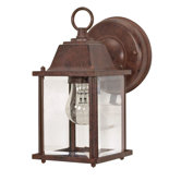 Cube Wall Lantern in Old Bronze