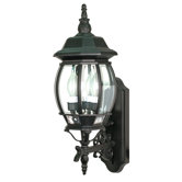 Central Park Wall Lantern in Textured Black