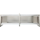 Diesel Three Light Bath Vanity in Polished Nickel with Slate Gray Fabric Shade