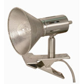 One Light 7" Small Goose Neck Desk Lamp in Nickel