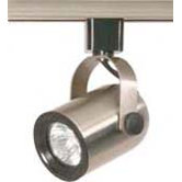 One Light MR16 120V Round Back Track Head in Brushed Nickel