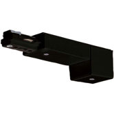 Track Light Conduit Live End in Black