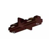 Track Light Mini Straight Connector in Brown
