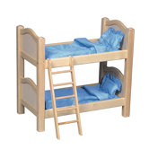 Doll Bunk Bed in Natural