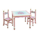 Princess Kids' 3 Piece Table and Chair Set