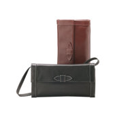 Contemporary Classic Leather Clutch