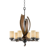 Recycled Aizen 6 Light Chandelier